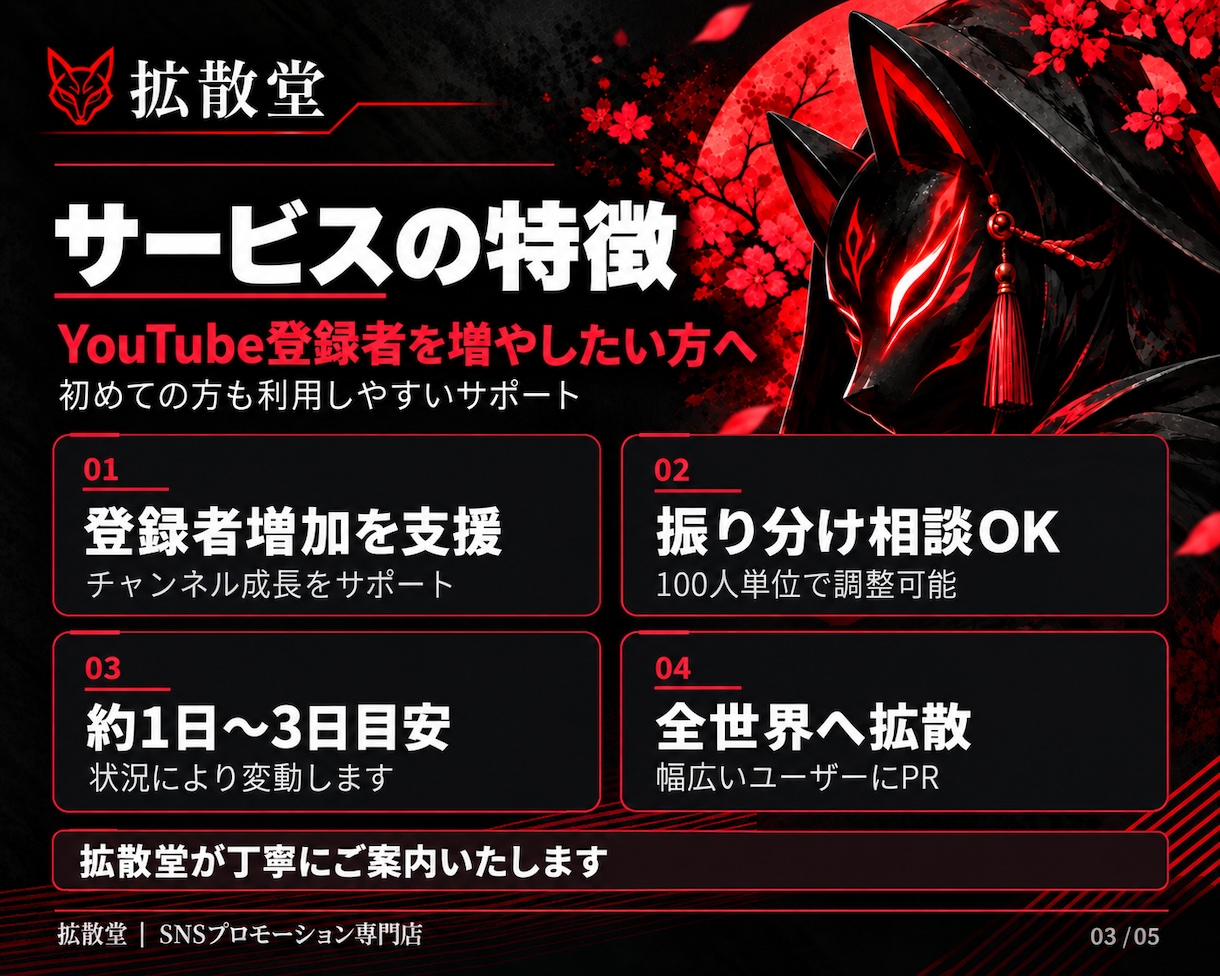 YouTube登録者を＋200人以上増やします チャンネル登録★早く安くあなたのフォロワーを増加✨ イメージ3