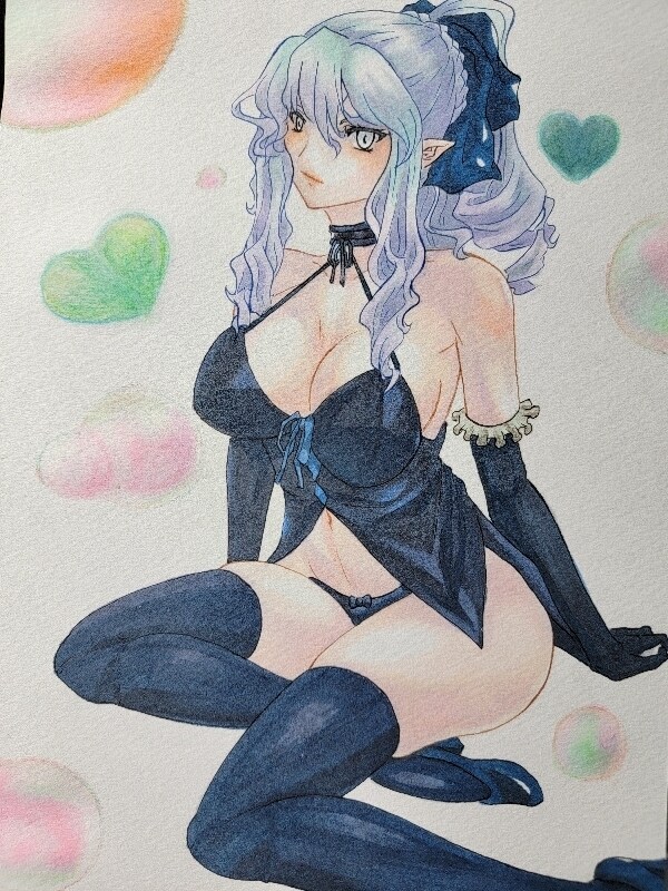 アナログイラスト受付ます お客様の思い描くキャラクターをあらゆる画材で表現します。 イメージ9
