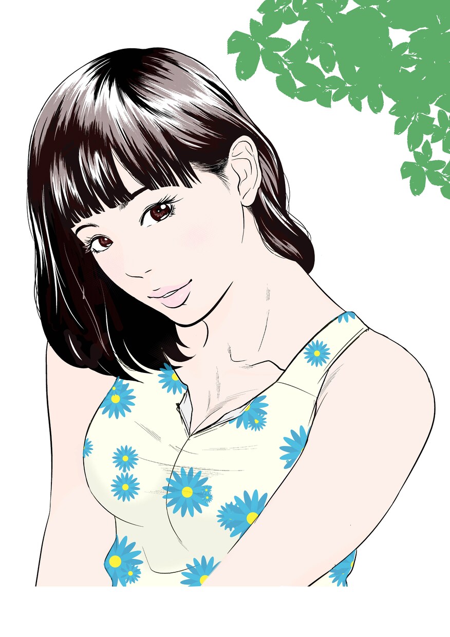 写真を元に似顔絵お描きします プレゼントに最適　タイプの違う似顔絵を選べます　マンガ風にも イメージ1