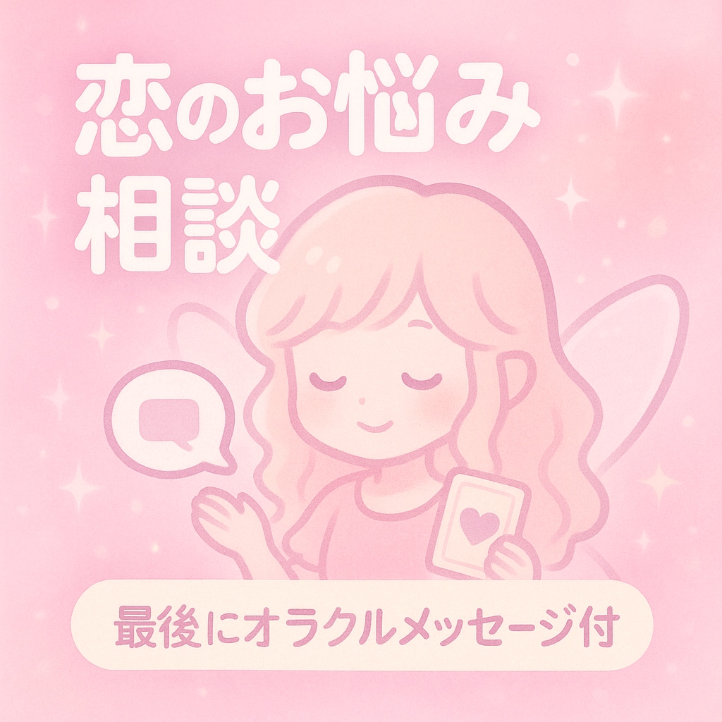 あなたの恋の悩みなんでも聞きます 恋のお悩み相談｜電話対応｜最後にオラクルメッセージ付 イメージ1