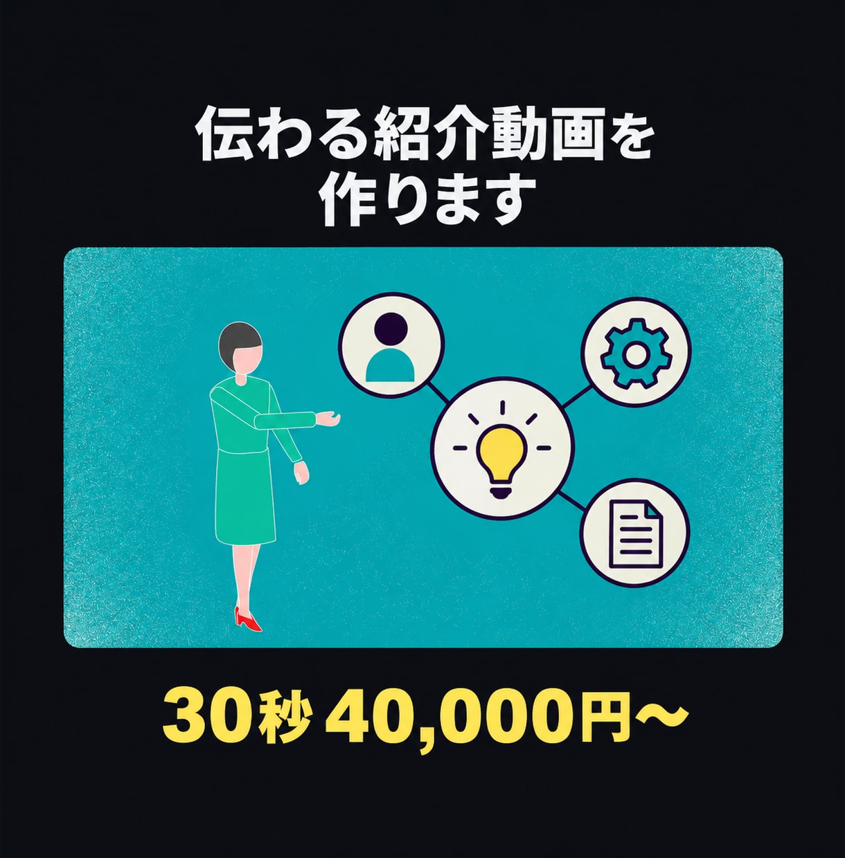 企業やサービスの魅力が伝わる紹介動画を作ります 世界的企業の60周年動画の制作実績あり｜図解も得意 イメージ1