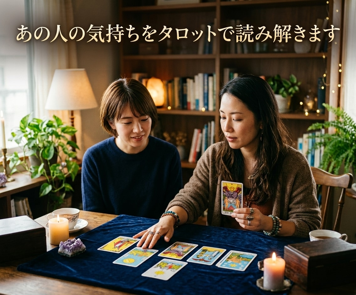 あの人の気持ちをタロットで読み解きます あの人の気持ちを知り、これからを考えるきっかけに イメージ2