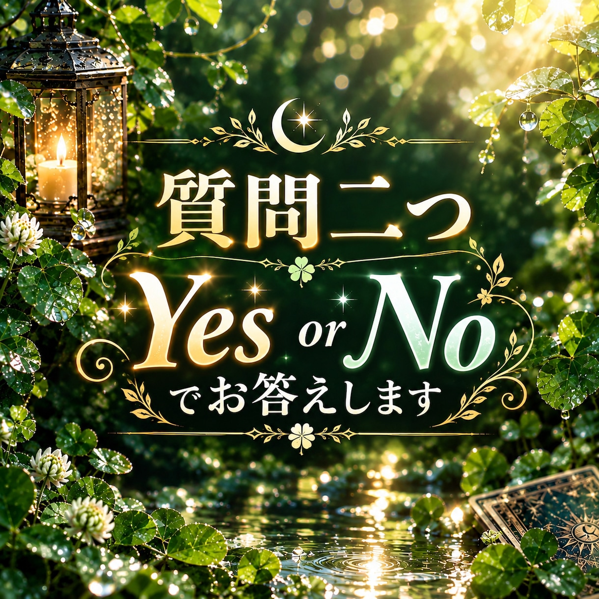 占い全般質問お二つ✨️Yes▪️Noでお答えします 個人情報は必要ありません。丁寧に心を込めて鑑定致します イメージ1
