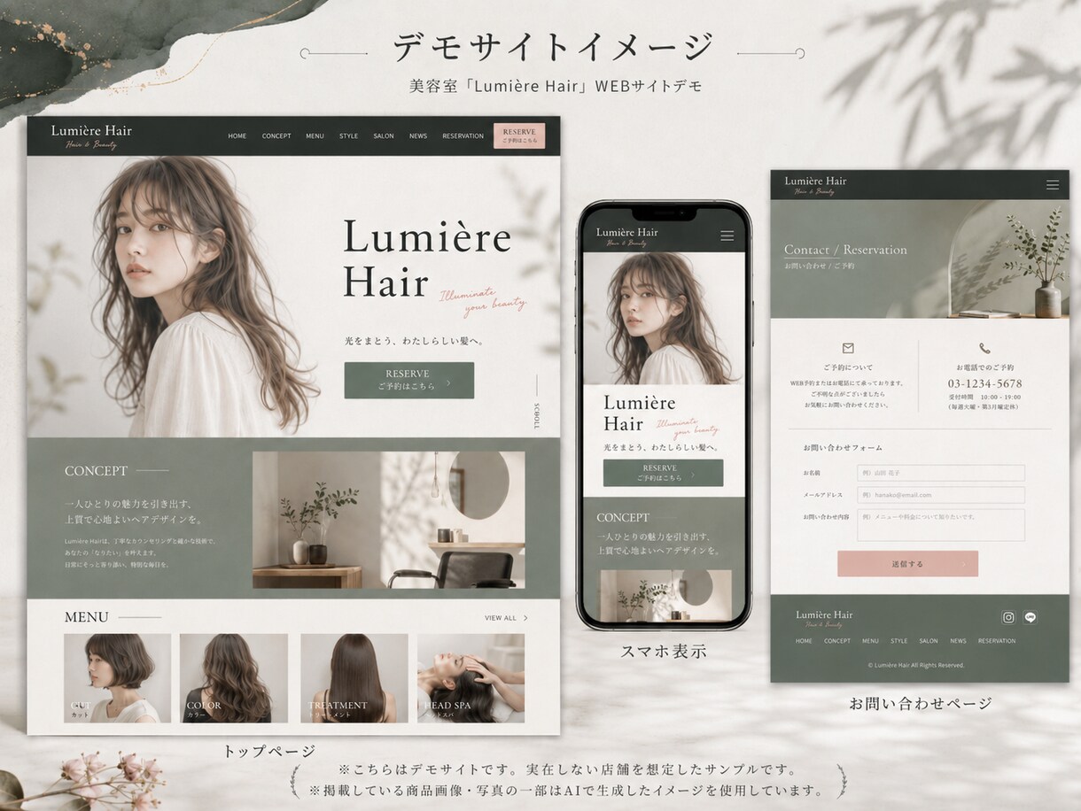 個人・中小企業様向けにWebページを制作します SEO対応のシンプルで見やすいサイトを丁寧に制作します。 イメージ6