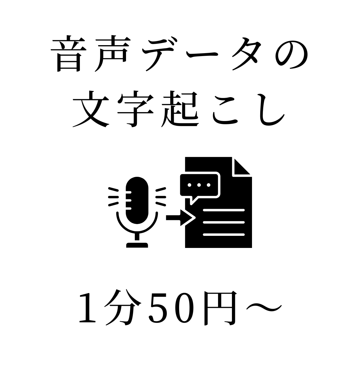 音声文字起こし｜正確・丁寧に対応いたします 会議・インタビューを正確に文字化 イメージ1