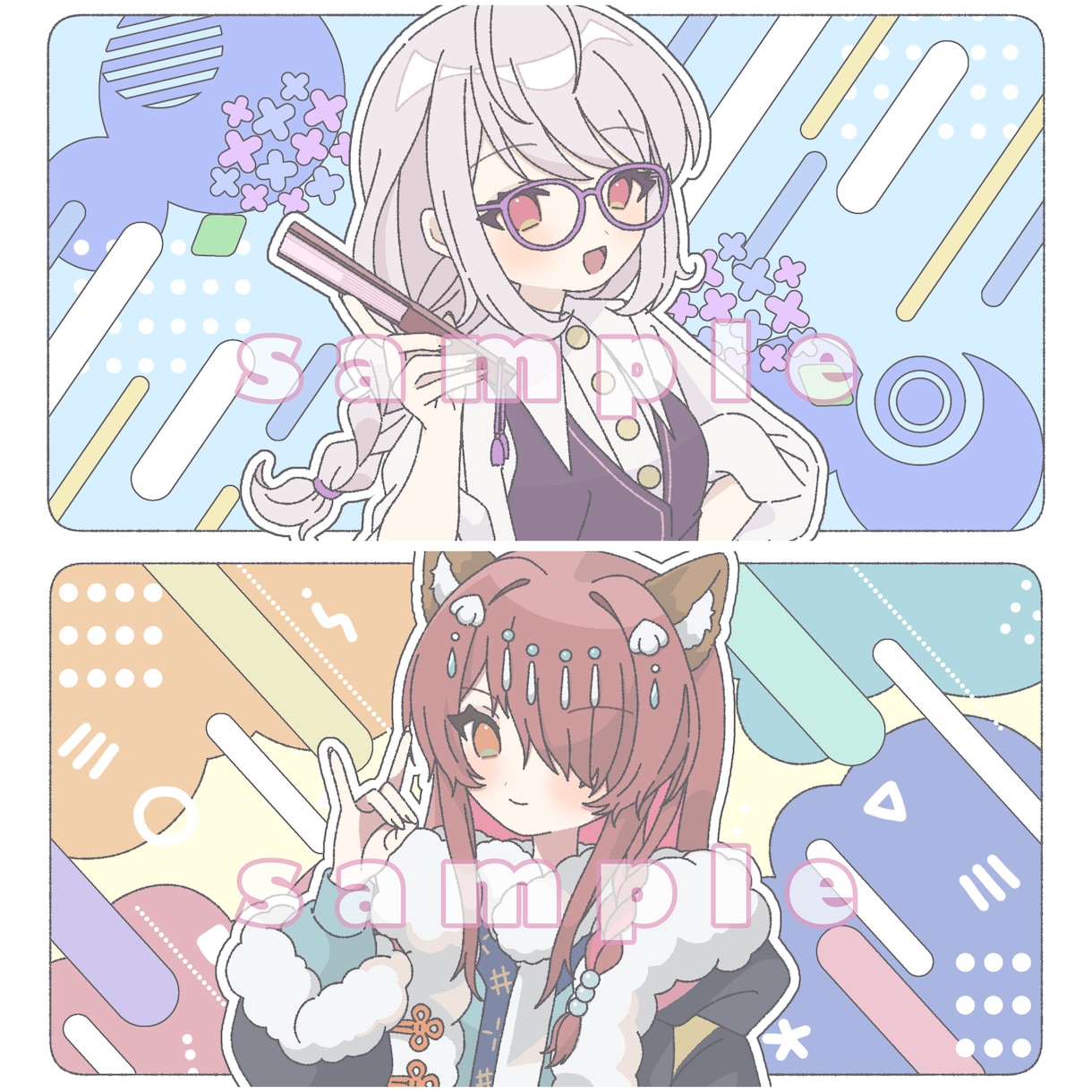 可愛いオリジナルイラストを制作いたします アイコンや動画用、MVなどにご活用ください！ イメージ5