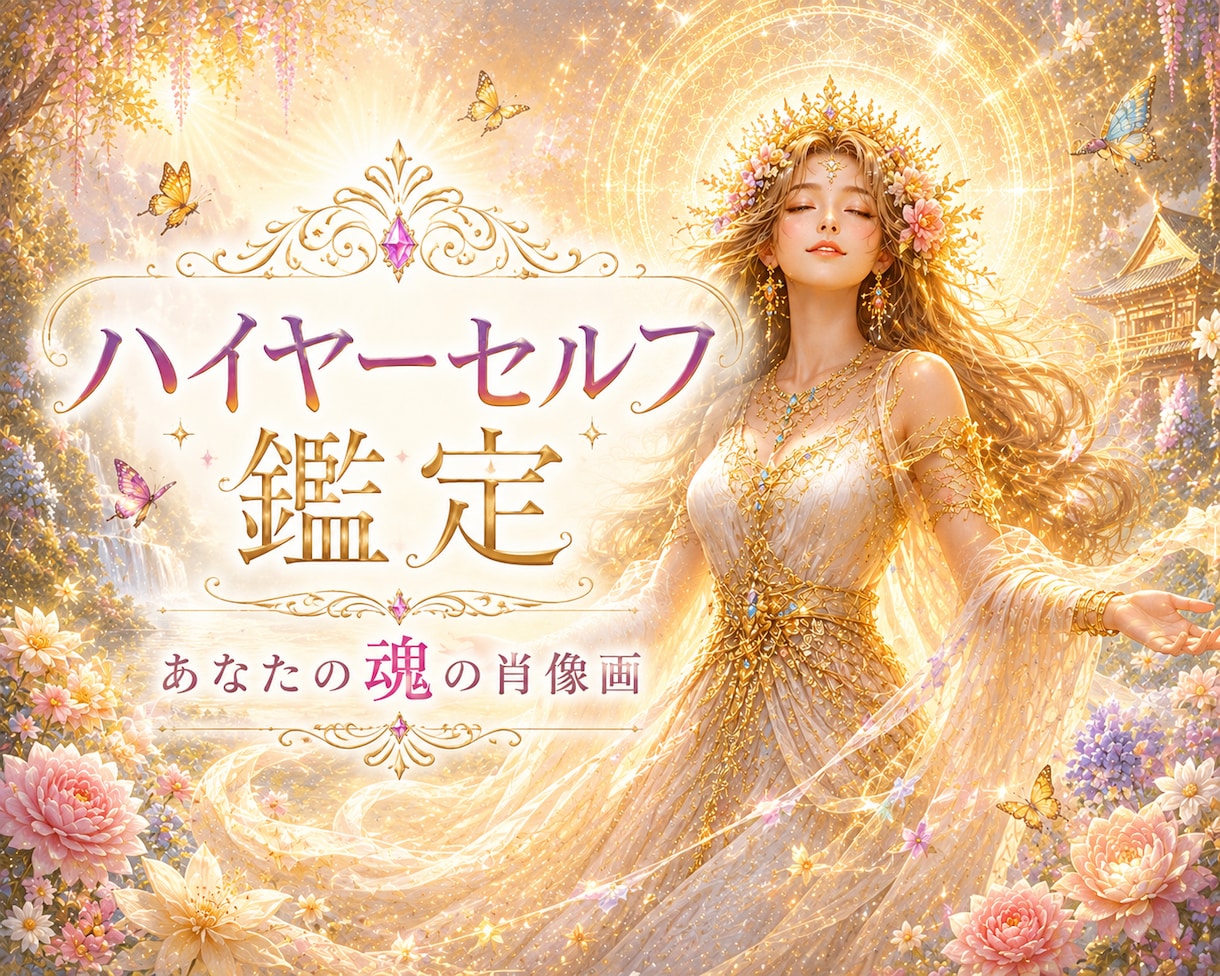あなたのハイヤーセルフを具現化します ✨魂の本質・高次元のあなたの画像とメッセージをお届けします イメージ1
