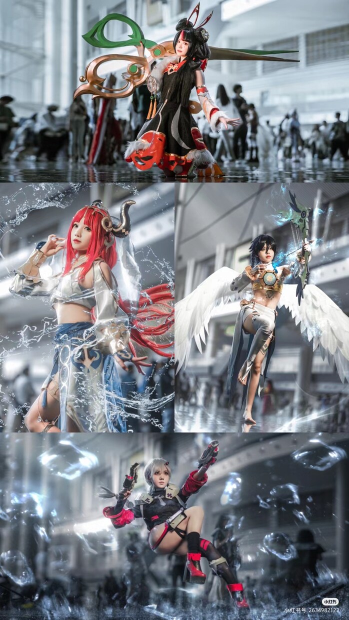 Cosplay画像修正・加工・合成できますます 顔の修正。エフェクト追加など写真をアニメに近づける イメージ2