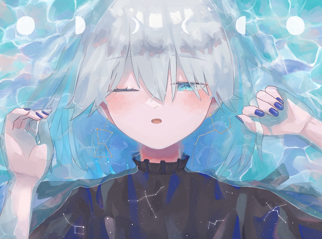 配信用サムネ、1枚絵など、用途に沿った制作をします 御要望に沿ったイラストを制作します！ イメージ6