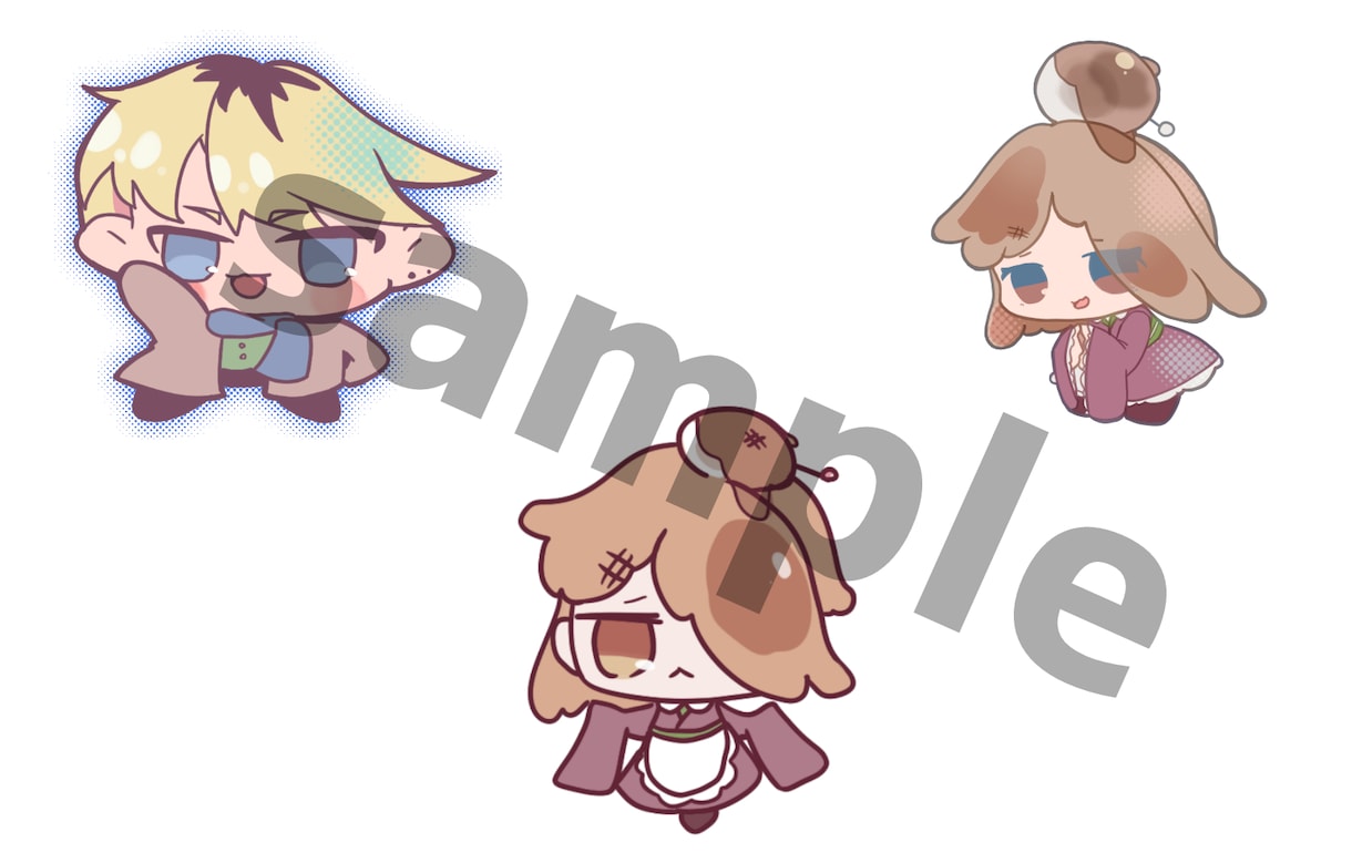 かわいいデフォルメ描きます やわらかな2頭身キャラ描きます！ イメージ4