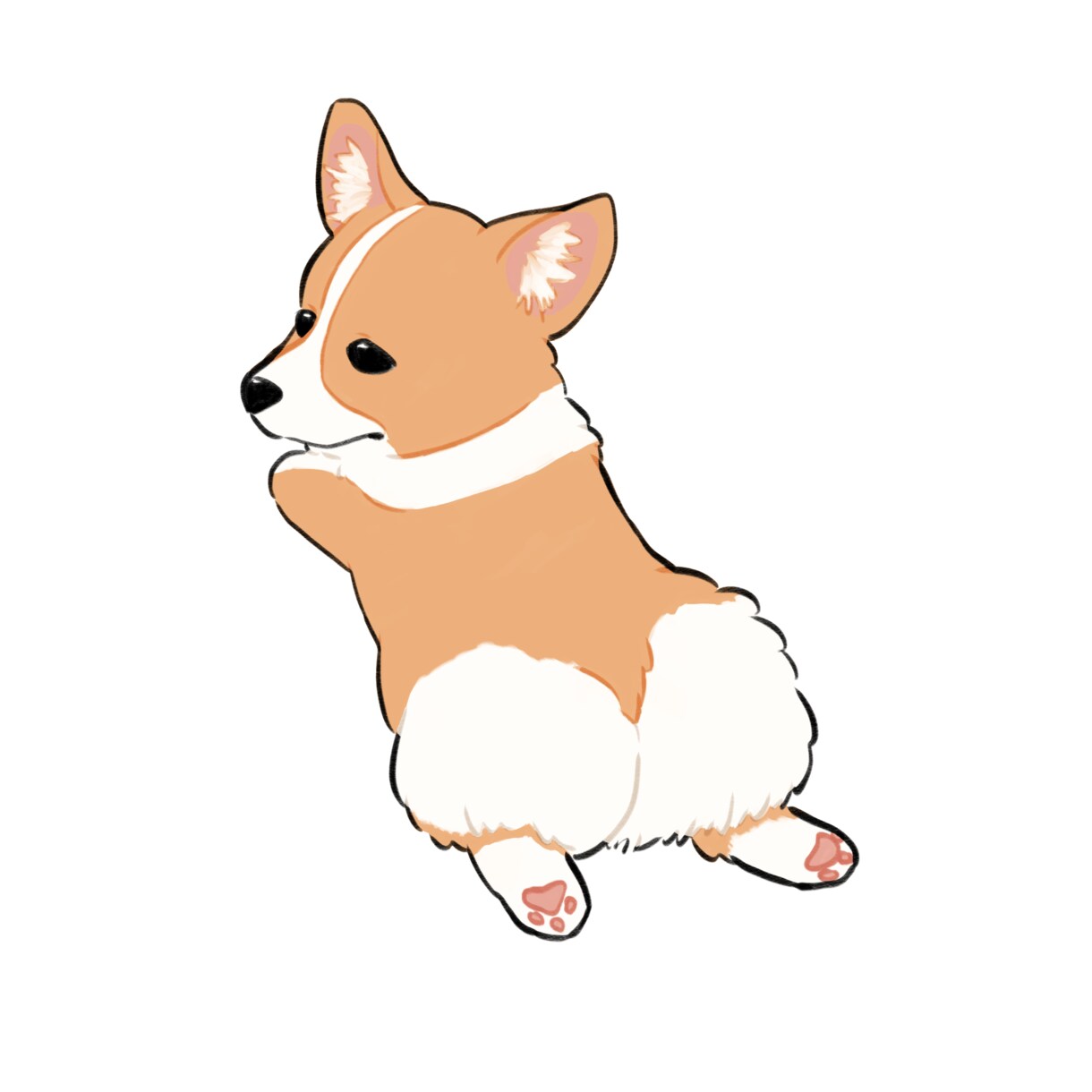 最短1日ネコやワンちゃんのアイコン、柄描けます シンプルでかわいい絵柄です動物好きな方是非 イメージ2