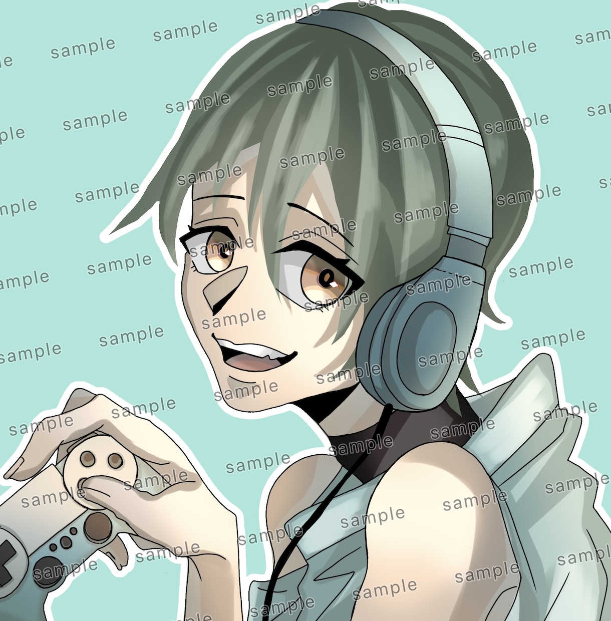 透明感のあるアニメ調のイラスト描きます SNS等で使えるアイコンから1枚絵まで！ イメージ1
