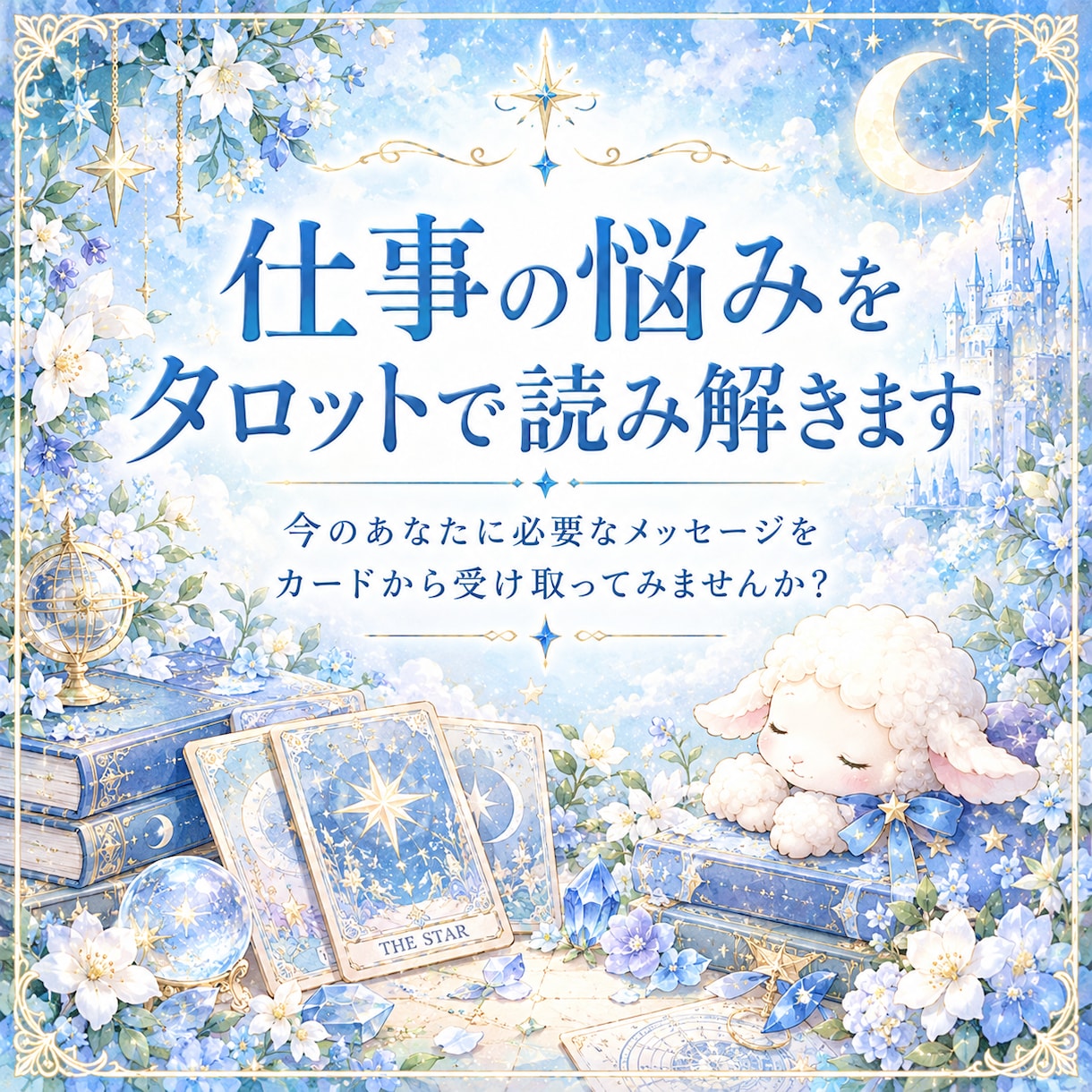 仕事の悩みをタロットで読み解きます 今の仕事？新しい道？本音をタロットで探しませんか？ イメージ1