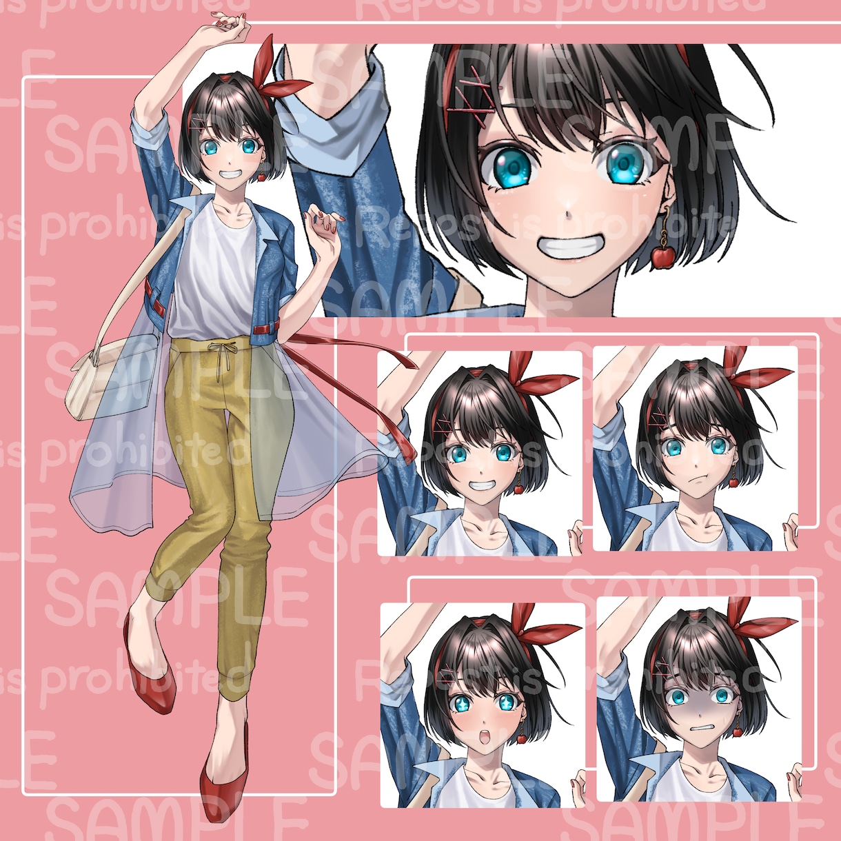 立ち絵から一枚絵まで！幅広く承ります 商用利用◎！配信活動や創作活動をする方に！ イメージ5