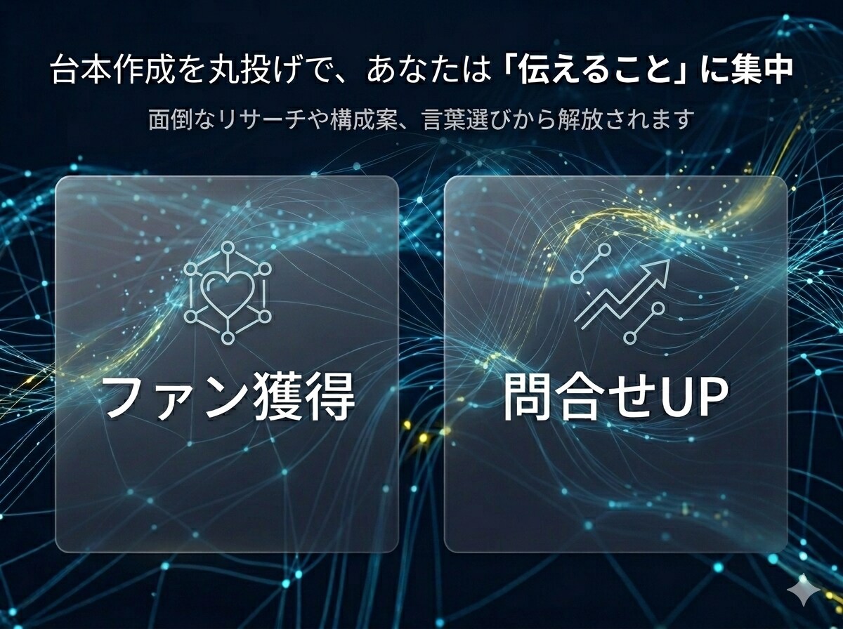 専門知識が伝わるショート動画台本を作ります ファンをつくる「解説系台本」を24H以内に納品 イメージ4