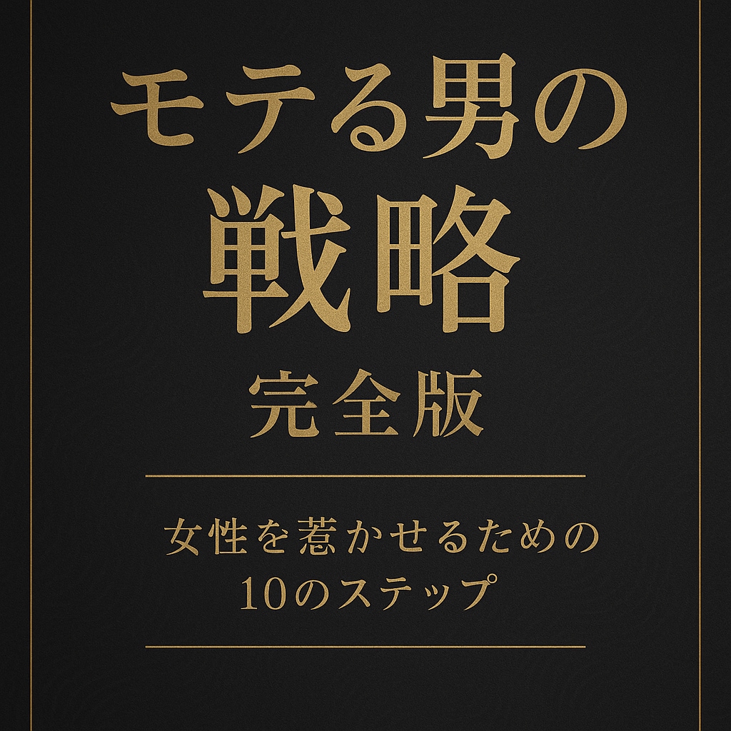 恋愛戦略大全｜1章～10章でモテを完全攻略します 女性心理を完全理解した男の教科書 イメージ1