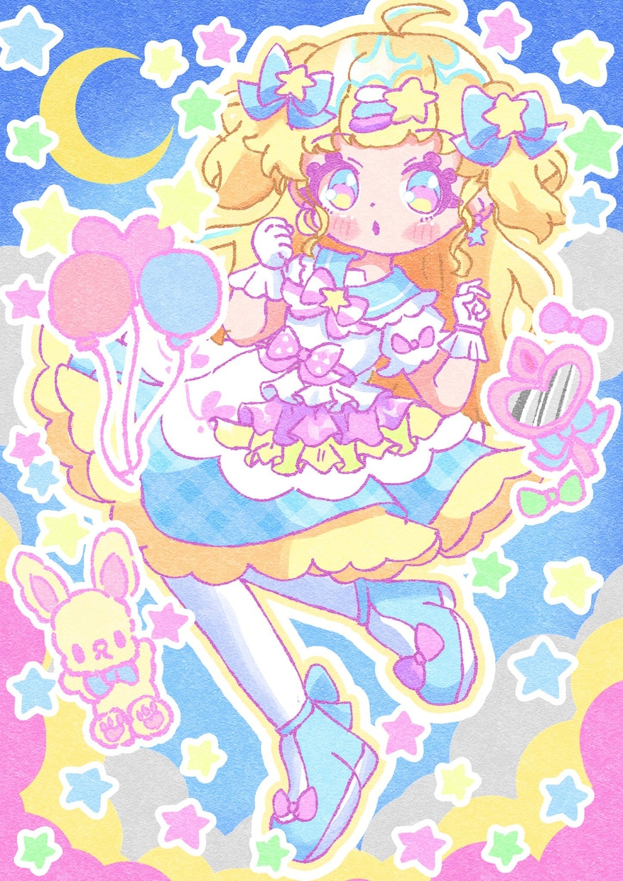 ゆめかわいい世界観でイラストを描きます ゆめかわいい世界に連れて行きます イメージ2