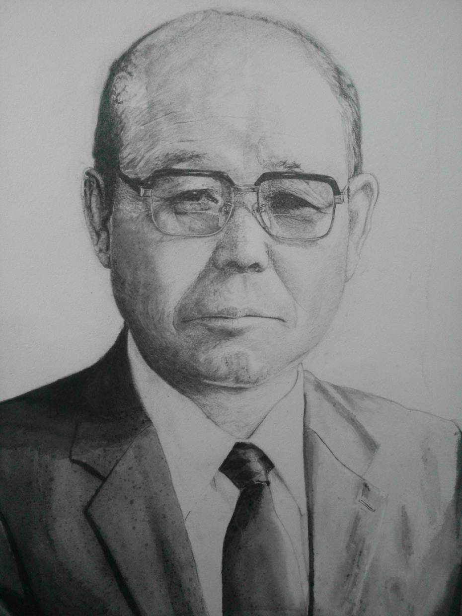 モノクロの似顔絵を描きます 遺影や記念写真を絵で残したい人におすすめです。 イメージ2