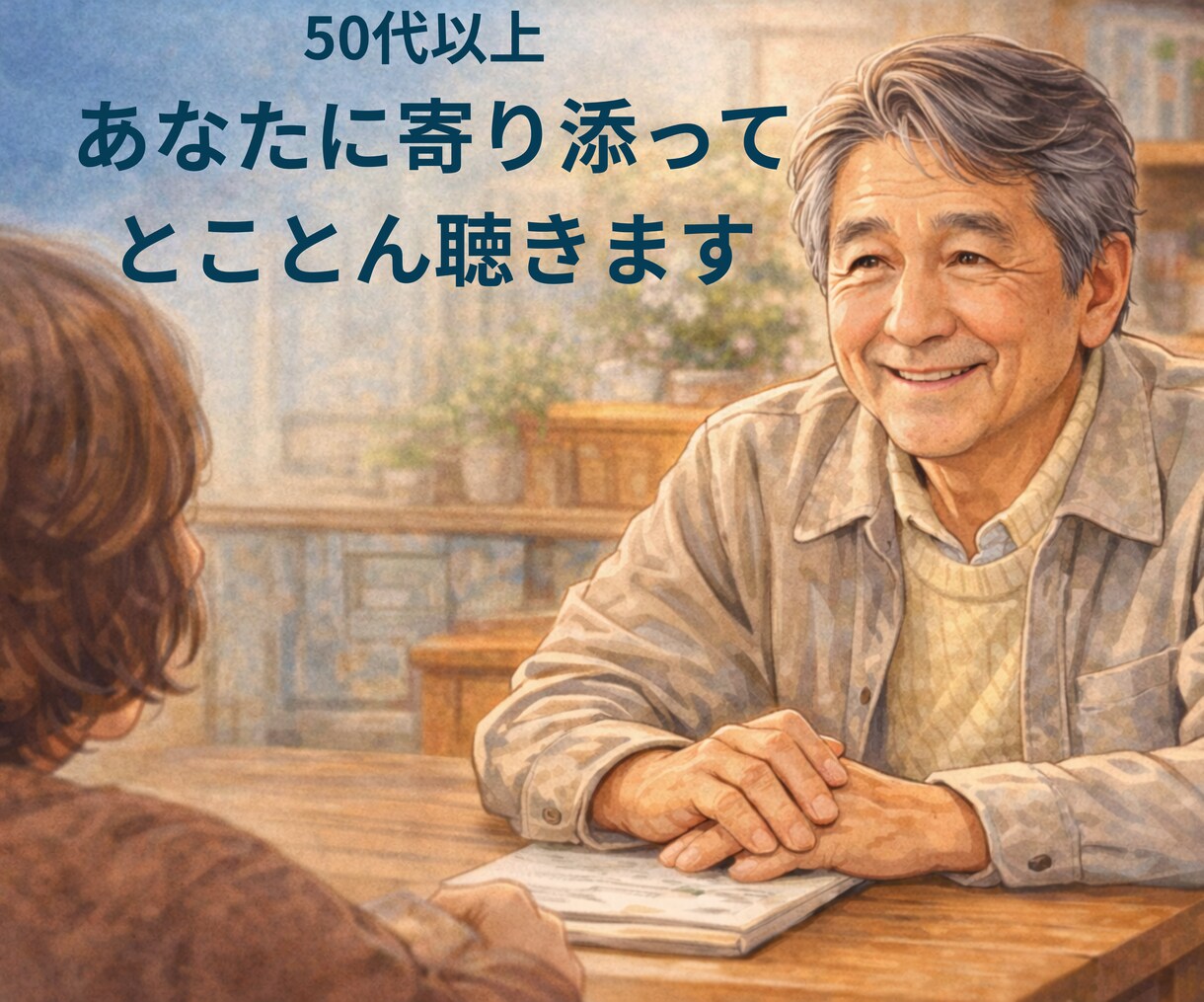50代からの人生を静かに整えます 評価も否定もしない穏やかな安心の時間 イメージ1