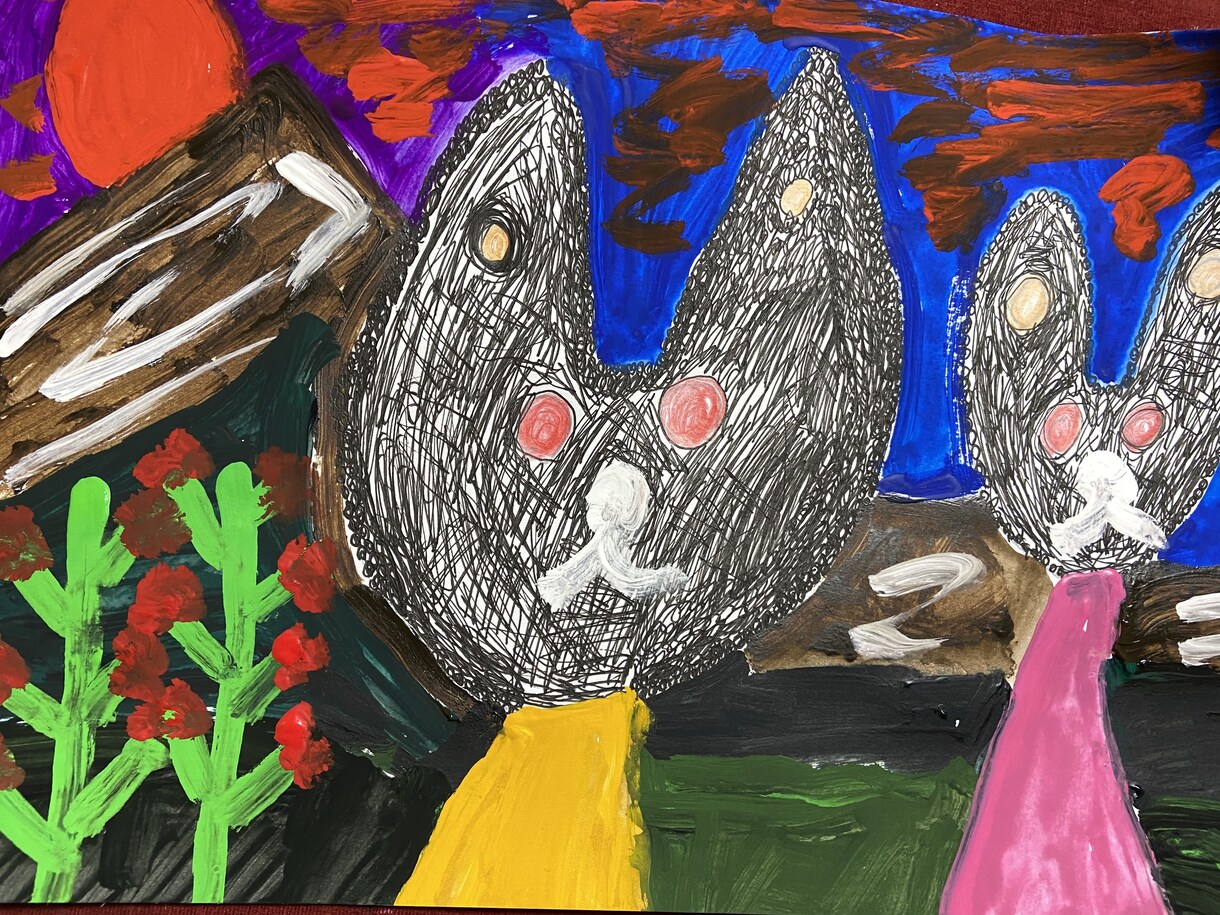 空想上の想像上の絵を描きます カラフルに空想上の生き物を描きます イメージ2