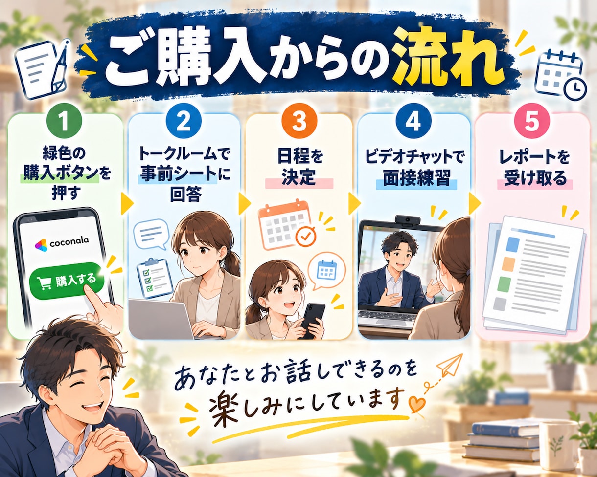 現職の受け直しに特化！教員採用試験面接対策をします 他県再受験に合格した現役教師が教採の不安を自信に変える60分 イメージ10