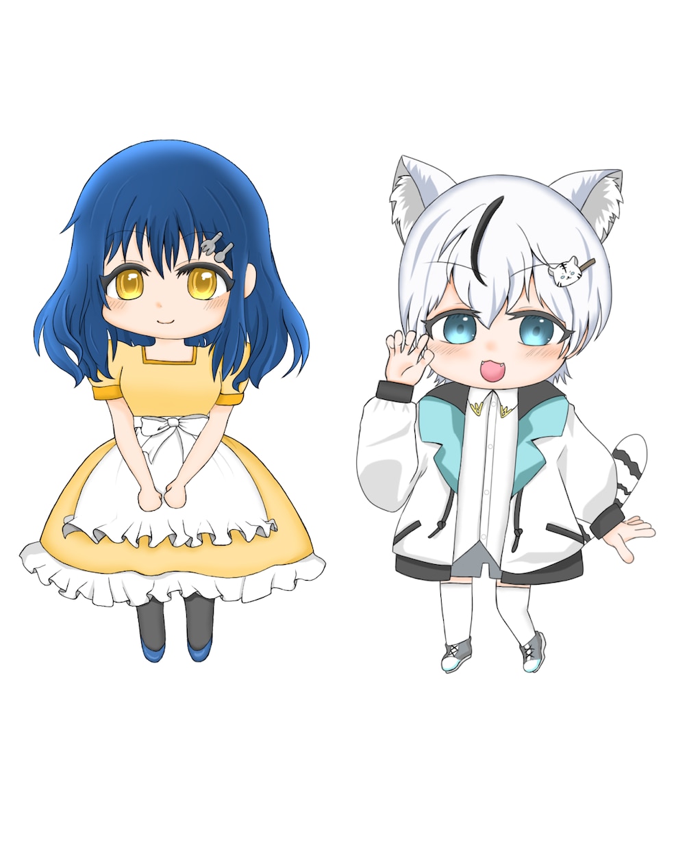 配信向けのミニキャラ描きます 丁寧に、迅速に、対応させていただきます。 イメージ2