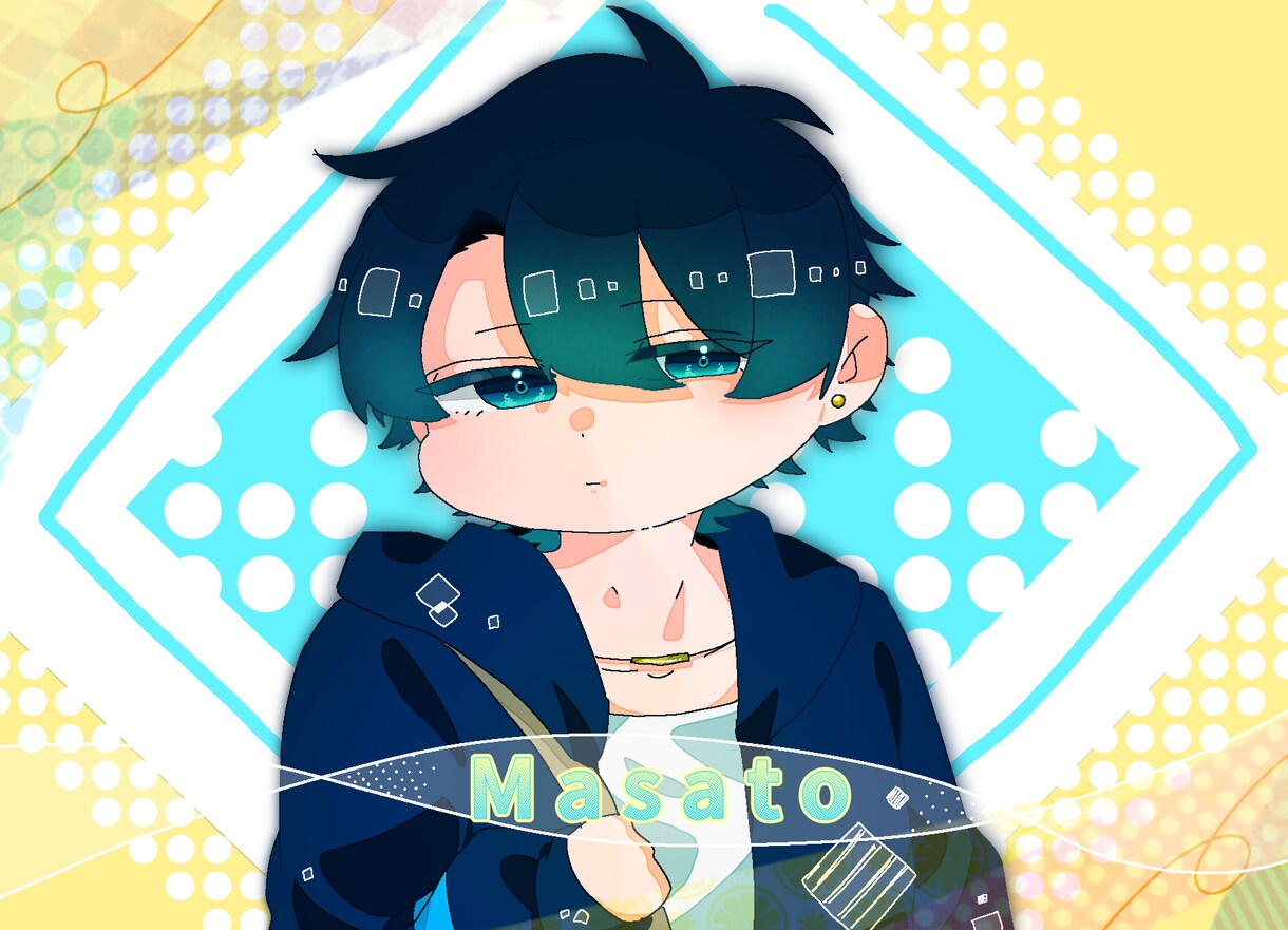 アイコンイラストやサムネを描きます かっこよくて病みかんのある雰囲気や可愛らしいのもいけます！ イメージ3