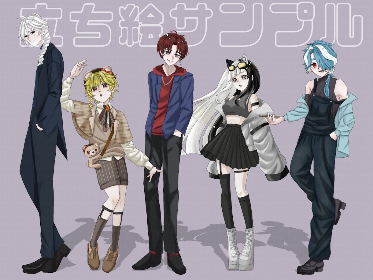 貴方好みの自探を作成します TRPGに使用できる立ち絵を作成します！ イメージ2