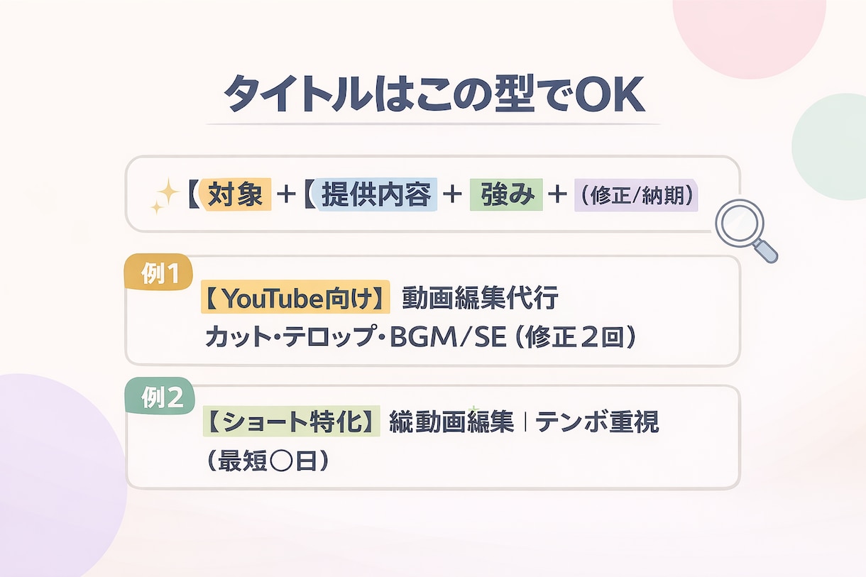 動画編集者のココナラ攻略セット！豪華特典つきます 0→1向け｜埋もれないページの型＋コピペ可能 イメージ5