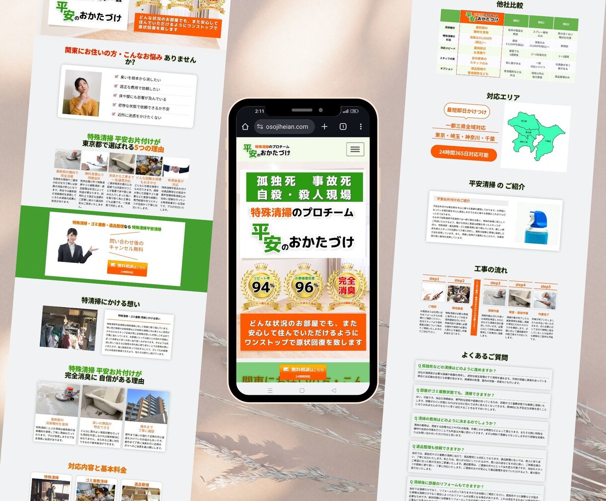 JIMDOで作成したとは思えない高品質で作成します 丸投げOK&修正無制限でオリジナルデザインのHP作成します イメージ6