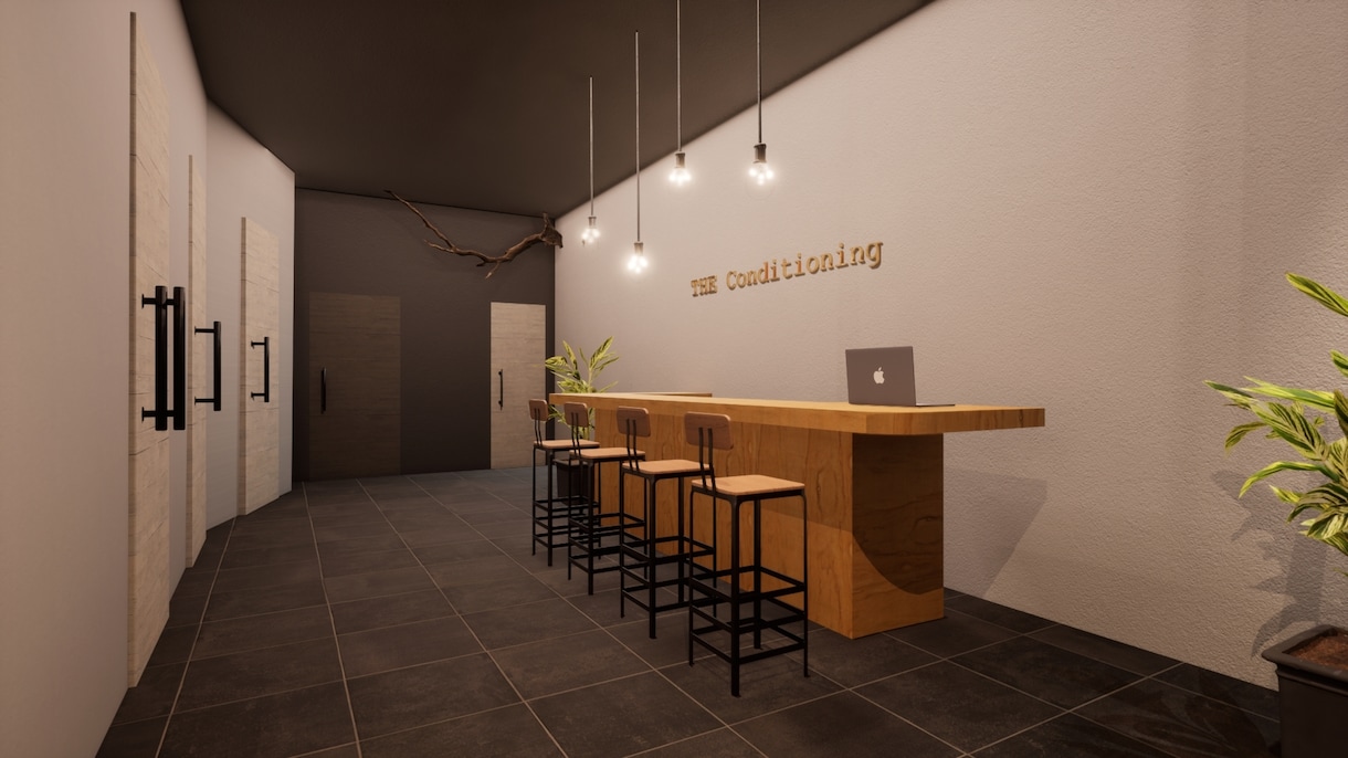手書きの平面図からリアルな３D店舗を作成します Unreal Engineを使用したリアルな描写 イメージ3