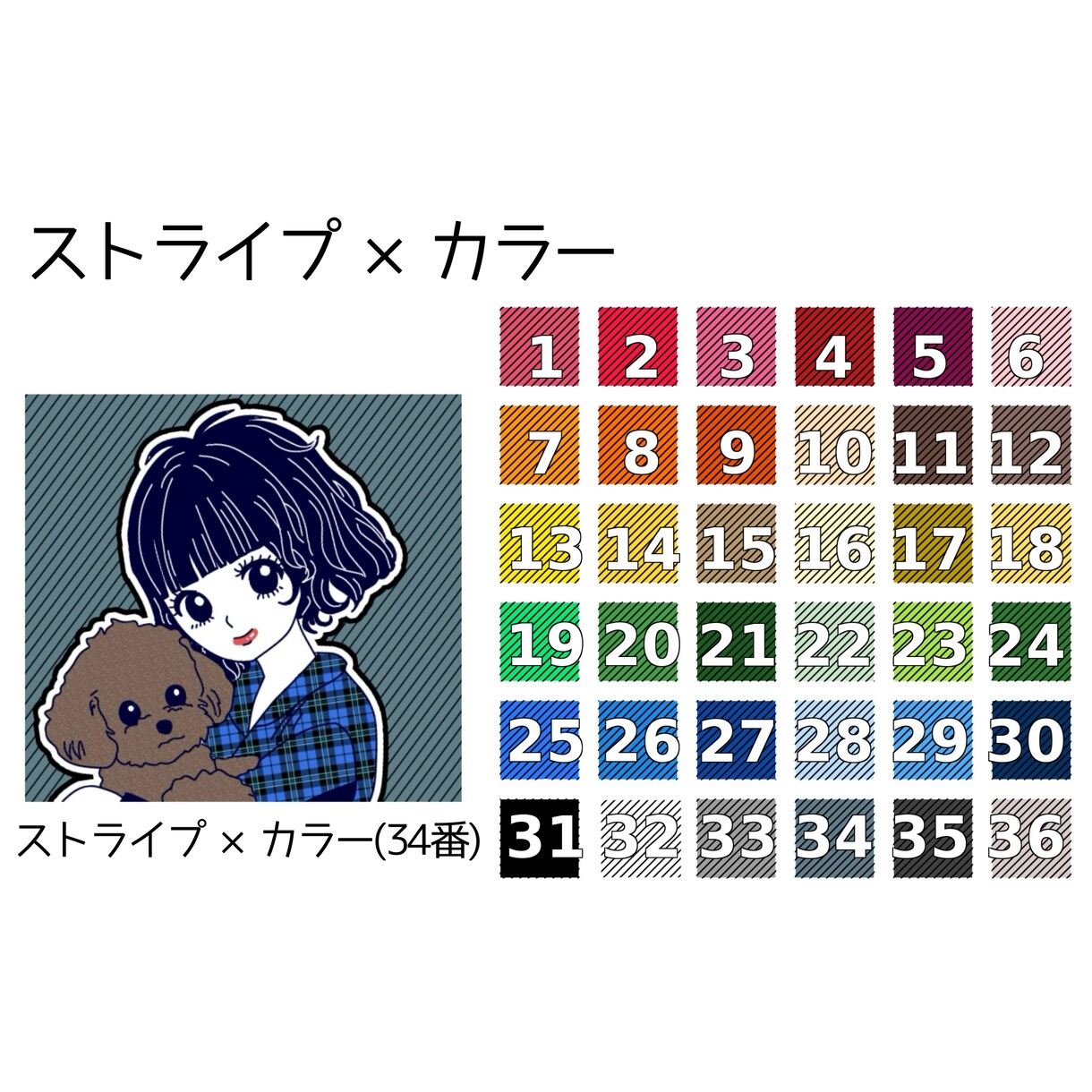 レトロ可愛いシンプルな似顔絵を描きます あなたの“好き”をぎゅっと詰め込んだオリジナルの一枚を♡ イメージ4