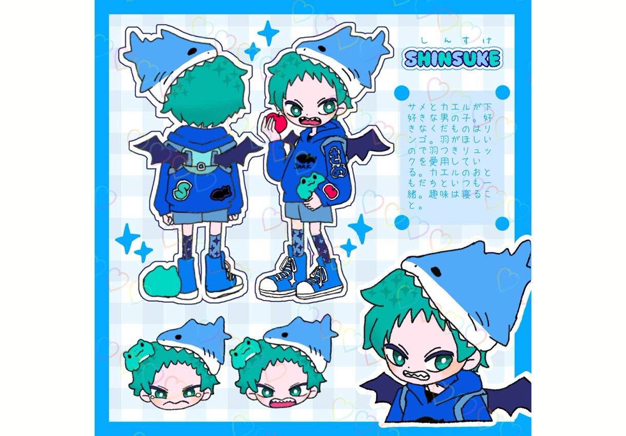 フリーハンドでオリジナルキャラクターを制作します アンケートからあなただけのキャラクターを制作します。 イメージ2