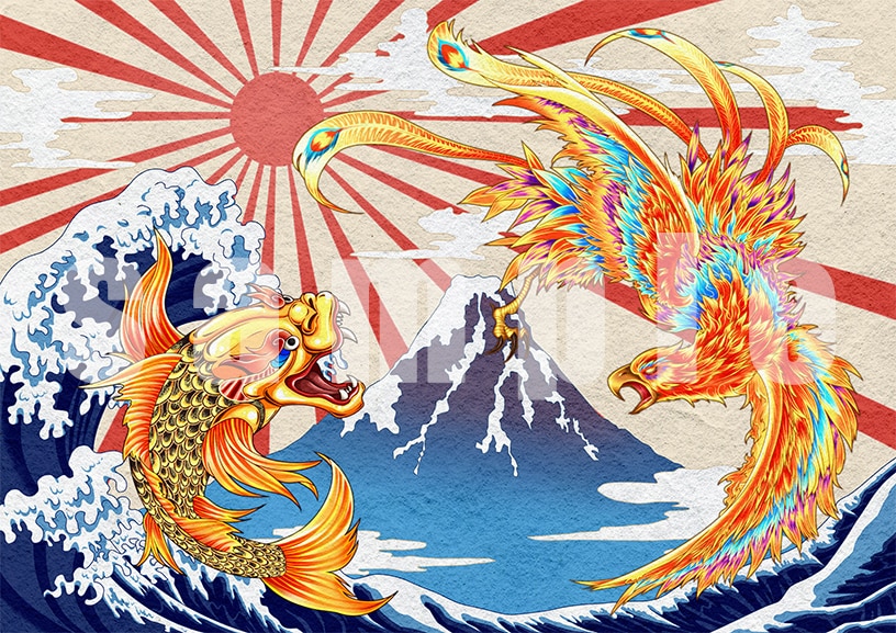 和風・浮世絵イラスト制作します 商用OK！ロゴやパッケージにも対応 イメージ5