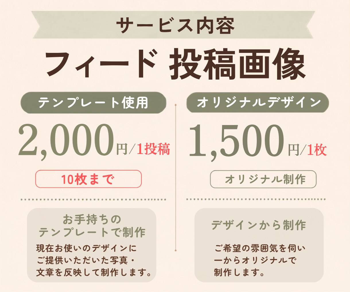Instagram投稿・広告用画像を制作します 見やすく伝わる、やさしく整ったデザインを制作します イメージ2