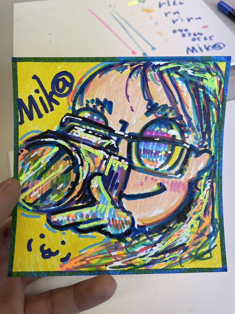 雰囲気を描くミニ似顔絵（アイコン可）ます 写真の空気感をやさしく色にします。 イメージ9