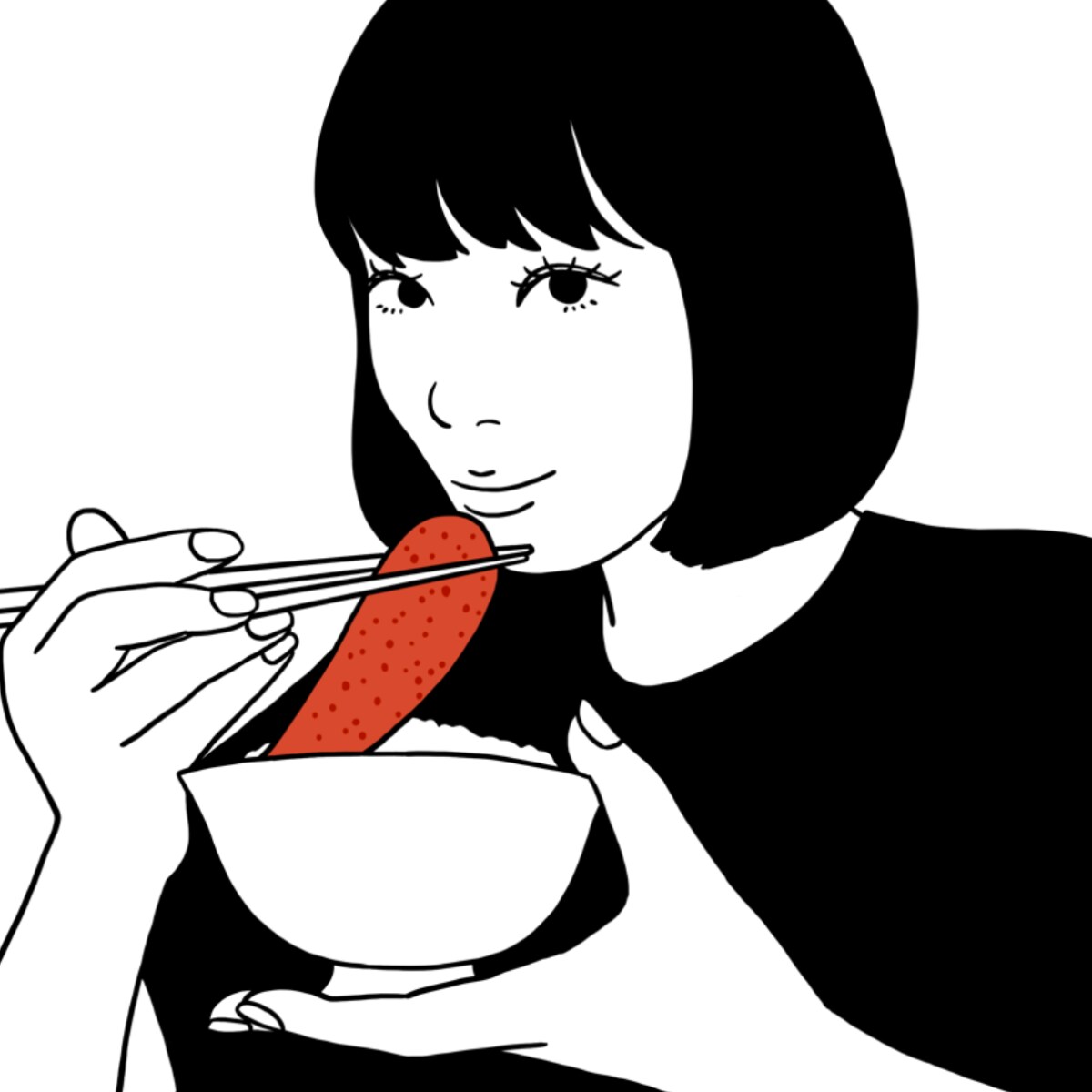 シンプルな線画★お洒落な人物などのイラスト描きます SNSアイコン、Web広告、グッズなどのオリジナルイラスト イメージ7