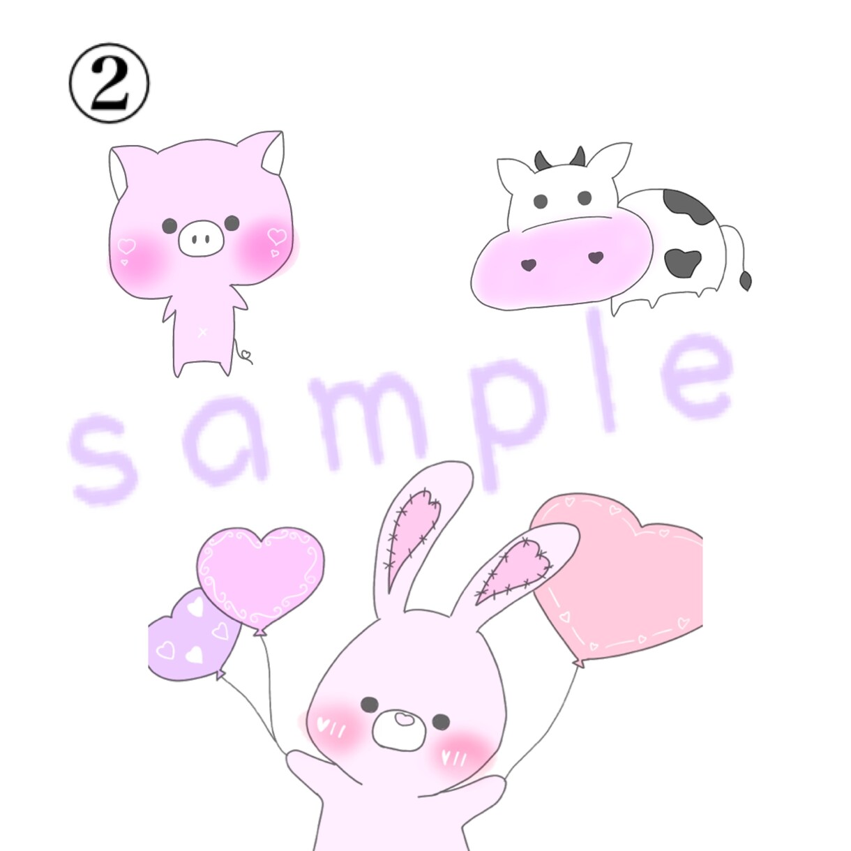 ゆるかわイラストを描きます ゆるかわなキャラに癒されてください イメージ2