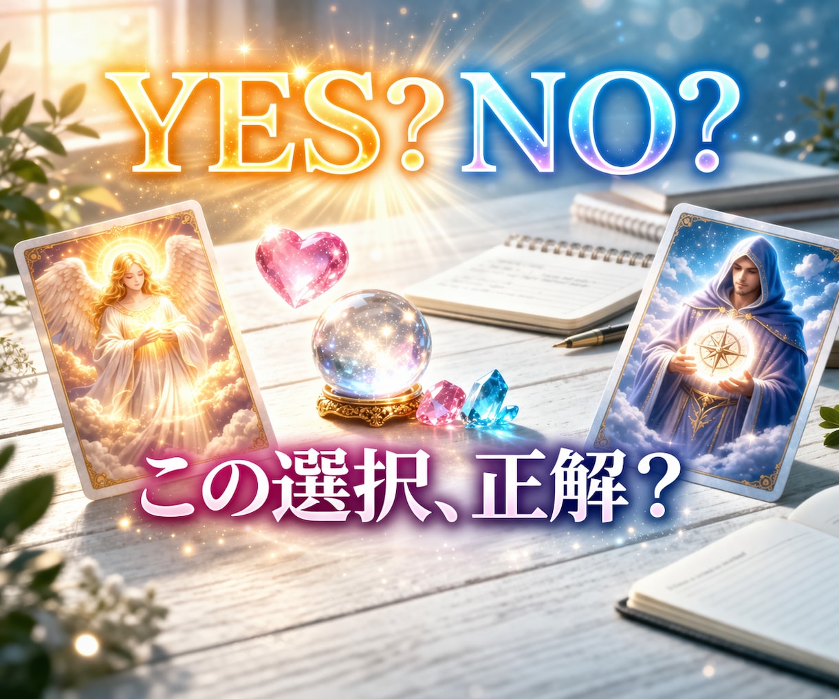 この選択、YES？NO？今すぐ答えをお伝えします 迷いを断ち切るYES・NO鑑定 イメージ1
