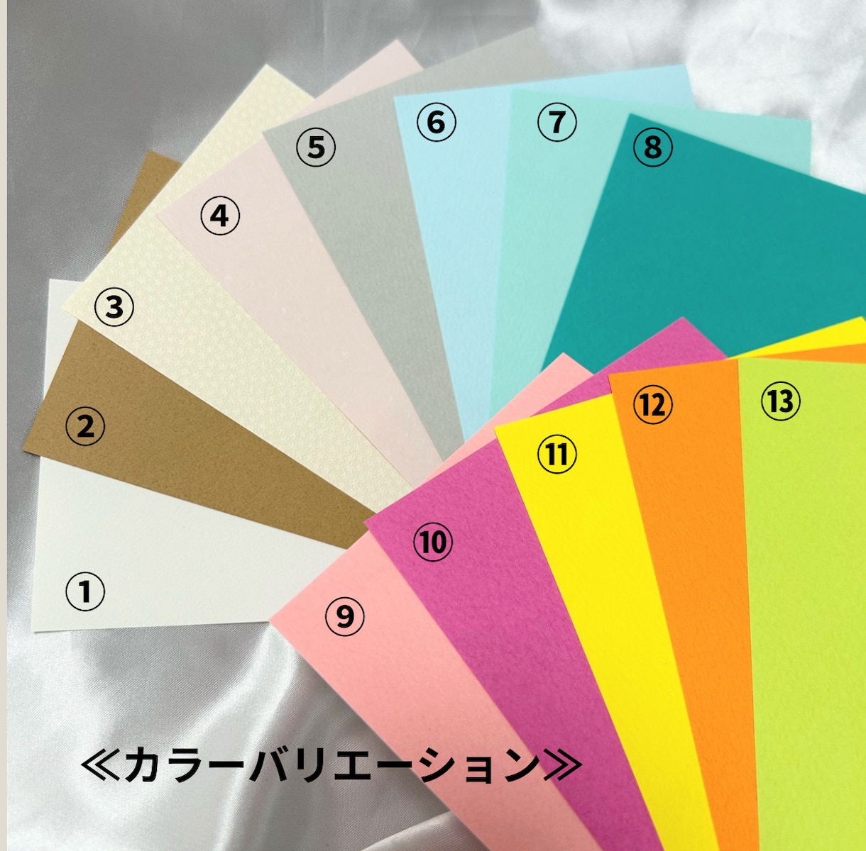 お二人のイニシャルロゴ入り♪席札を作成します 選べる13カラー！オリジナルロゴ20種類からお選びください♪ イメージ2