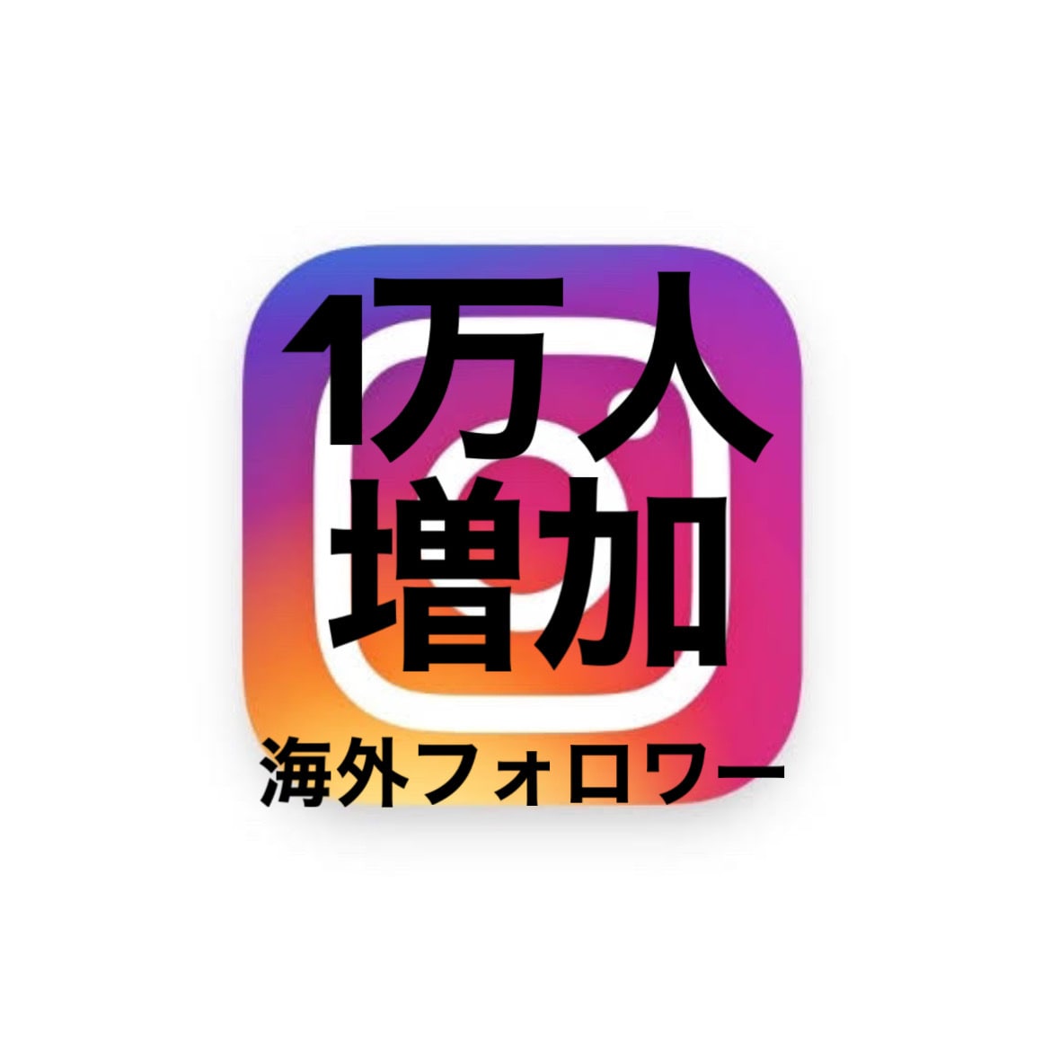 フォロワー1万人増加させます インスタグラムのフォロワー10000人増加させます。 イメージ1