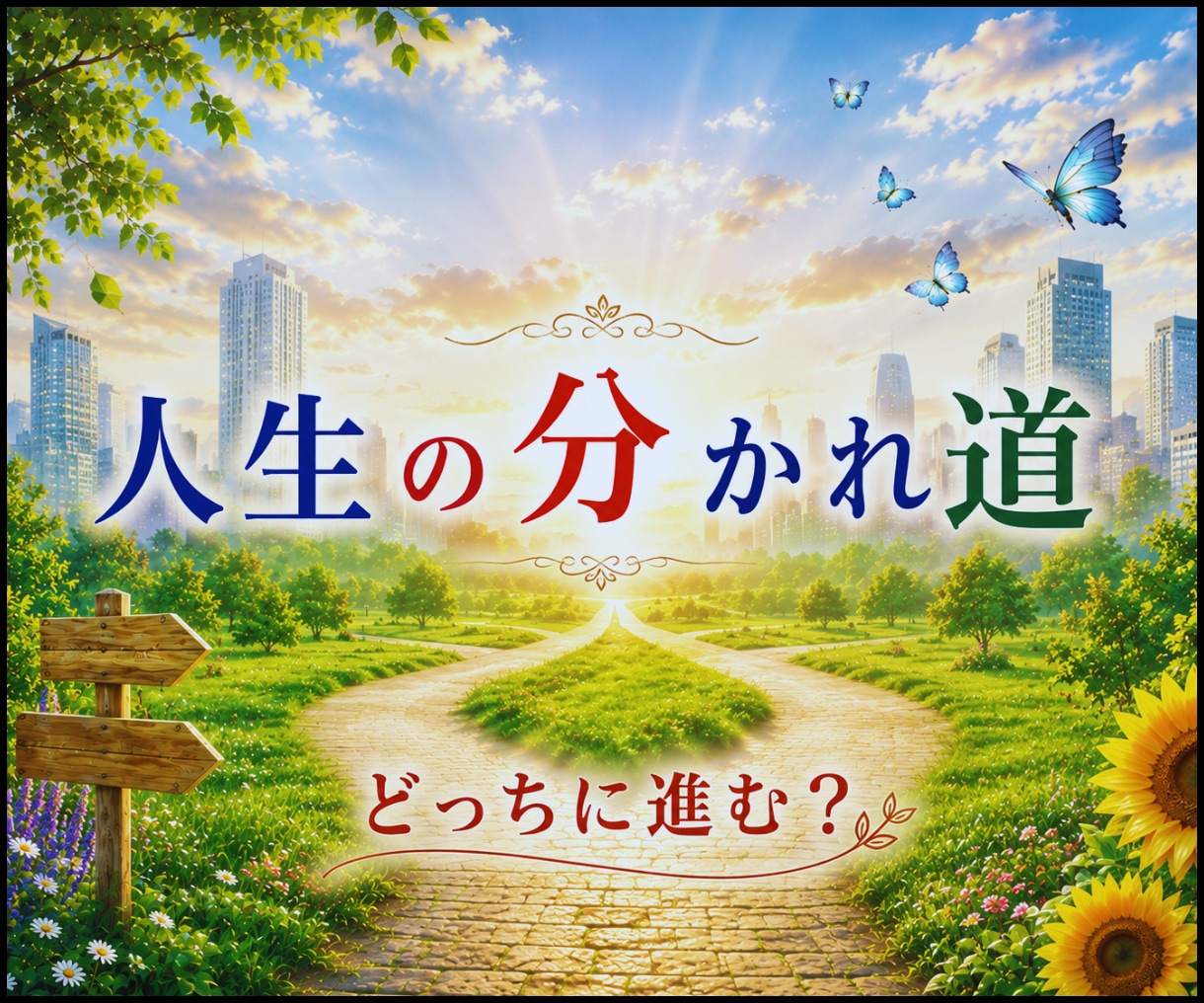 決断できない…運命の分かれ道をタロットで照らします 霊感タロットが示す幸せの道♡本音と未来をそっと映し出します イメージ1