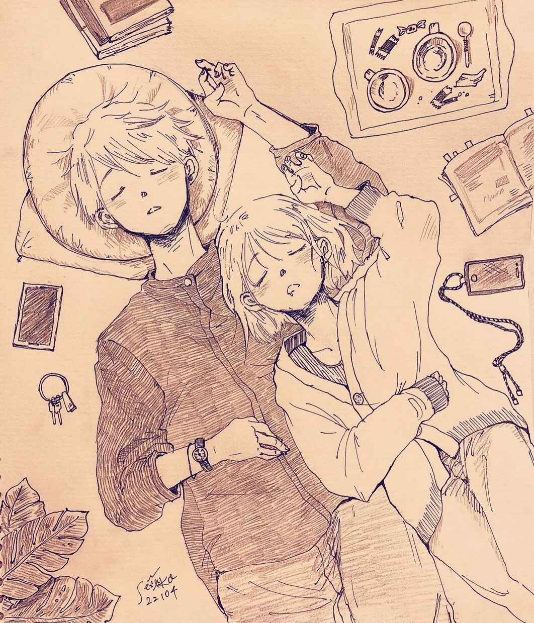 シンプルでお洒落なイラスト描きます デジタルから手描きまでテイスト調整可能。挿絵、ポスターなど イメージ3