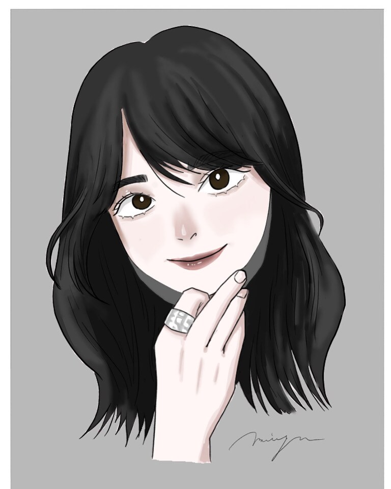 Twitterやインスタアイコン用イラスト描きます おしゃれで落ち着きのあるそして透明感のあるイラストを イメージ3