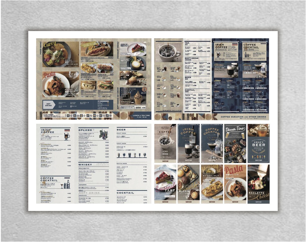 様々な販促物デザイン・データを作成を承ります 【ご提案無制限】お店のブランドイメージをカタチにします！ イメージ5