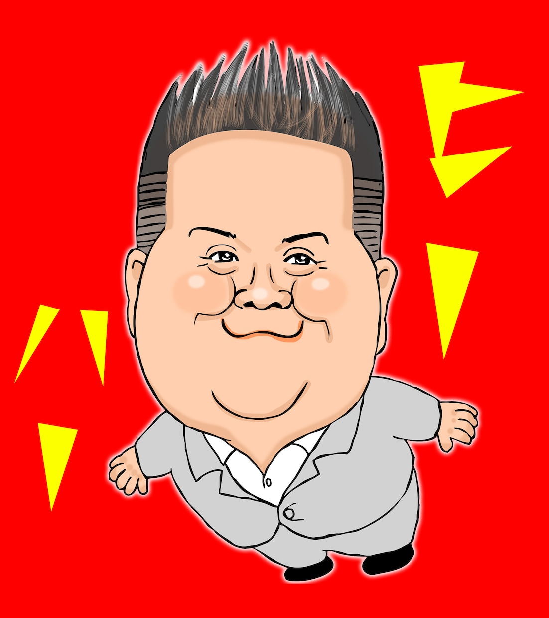 名刺やHP、アイコンに！デジタル似顔絵お描きします ビジネスにお役立ち！アイコンにも！JPG、PNGでお渡し イメージ5
