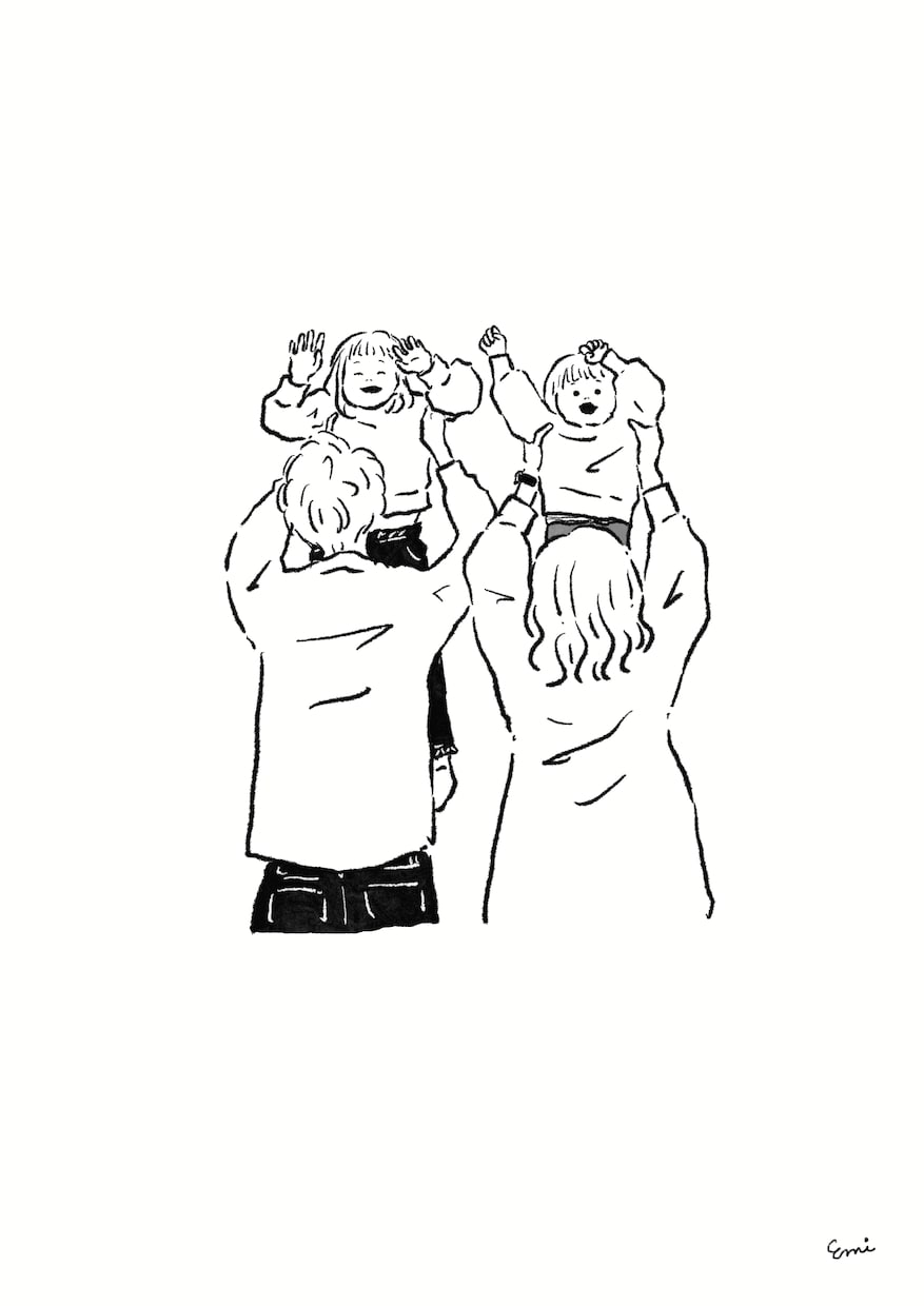 モノクロシンプル◉お洒落なゆるカワ似顔絵描きます 便利なデータ納品/アイコンやロック画面/記念日に◎ イメージ1