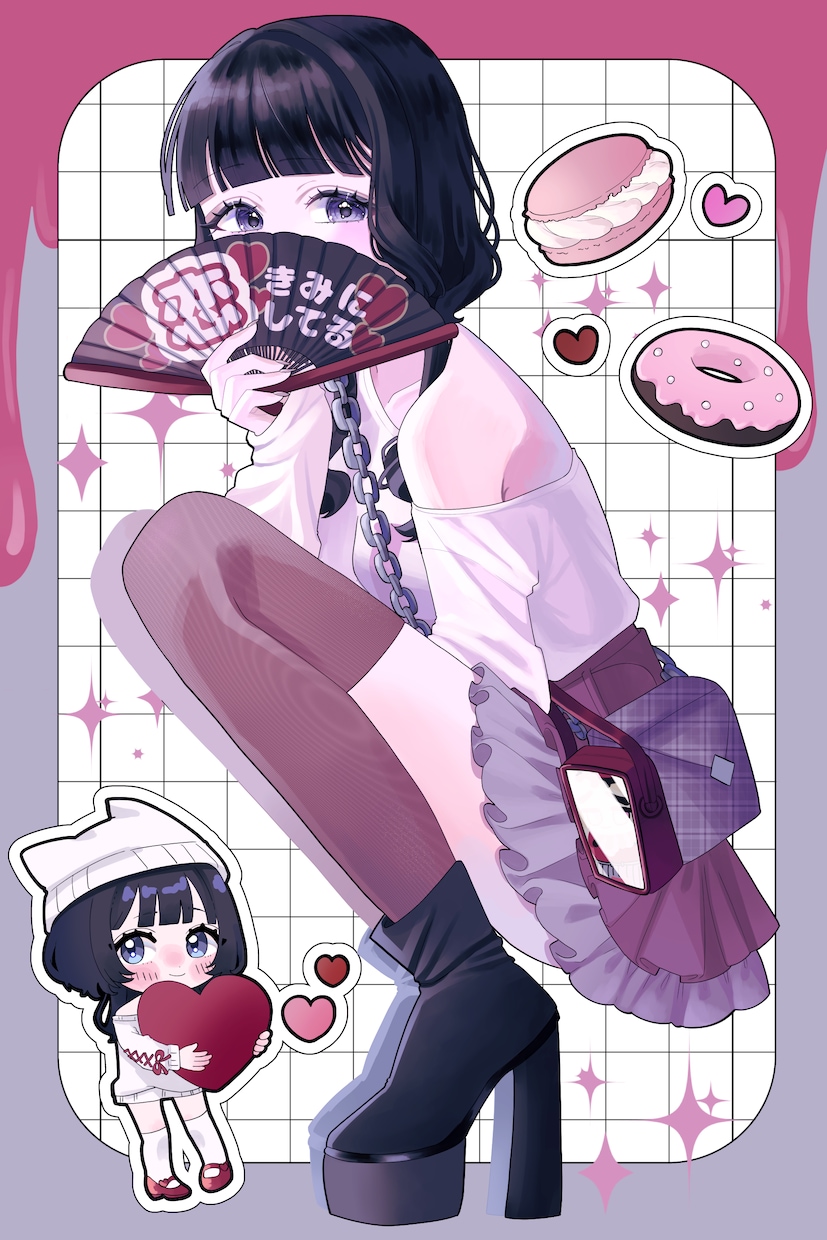 背景付き1枚絵描きます あなたの個性に合わせた世界で1枚だけのイラスト イメージ2