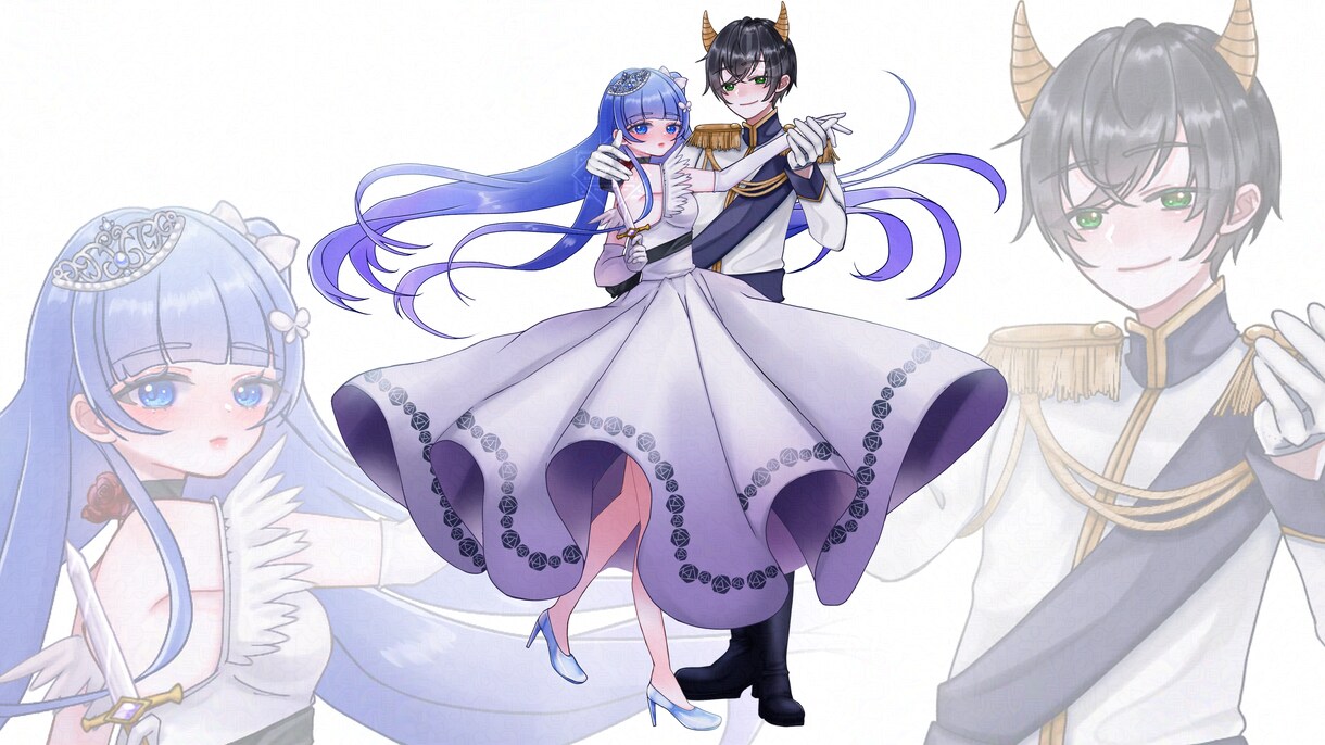 歌ってみた・MVの一枚絵、合唱立ち絵お描きします 透明感抜群！オリジナルイラストで魅力をプラス！ イメージ9