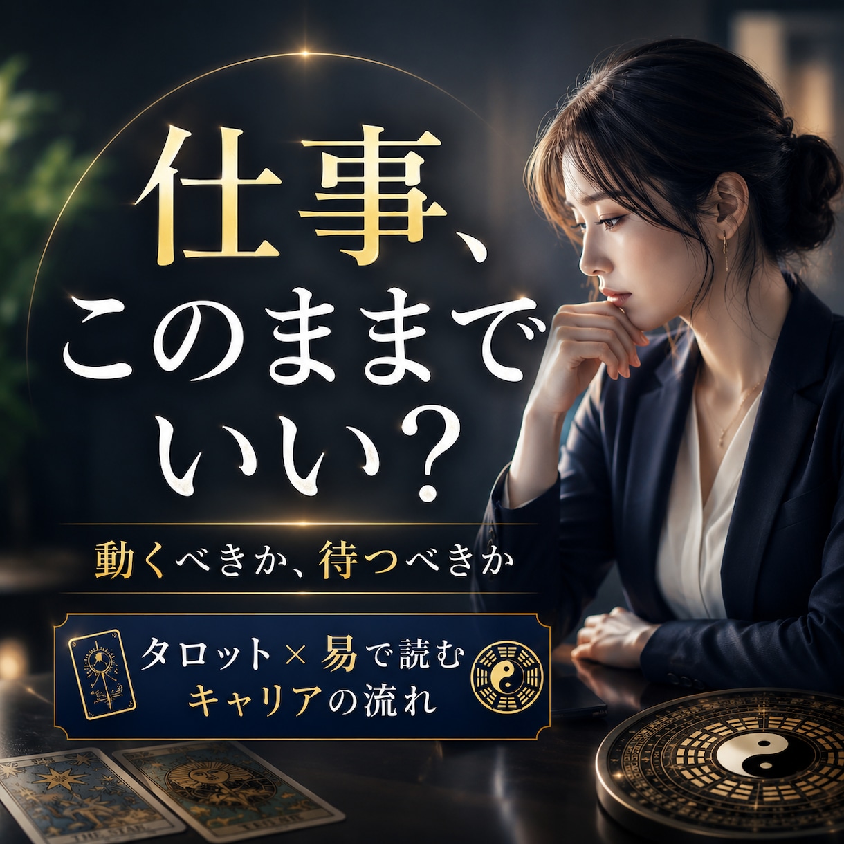 転職するべきか、このまま残るべきかを占います タロットと易で仕事の流れと最適なタイミングを見ます イメージ1